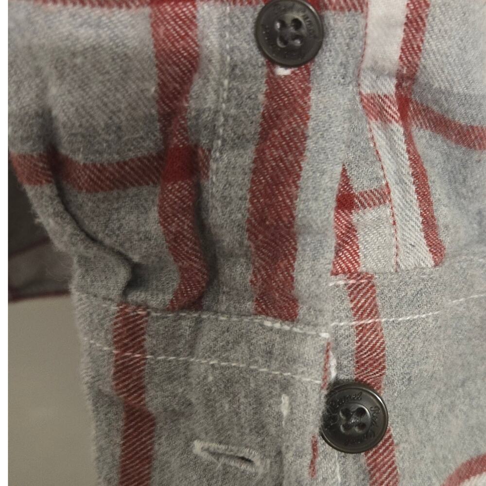 Red Camel Handcrafted Plaid Flannel Utility Shirt Men’s XL Casual Workwear - Picture 5 of 8